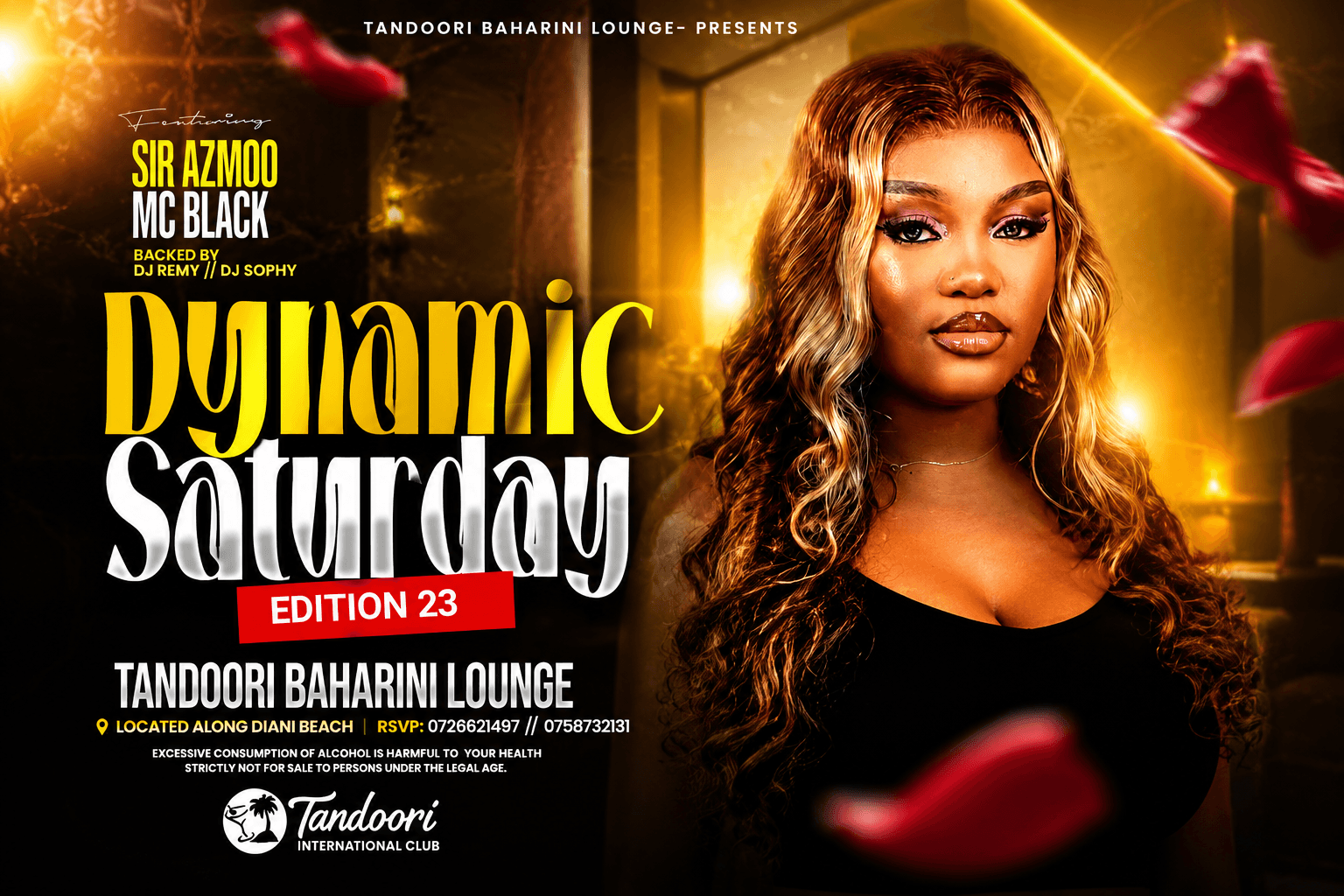 Dynamic Saturday at Tandoori International Club, Diani Beach